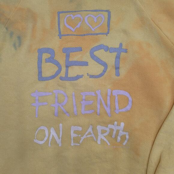 Vintage 1984 Best-Friend On Earth Sweatshirt Womens S/M 18x23 Raglan USA - Picture 3 of 12